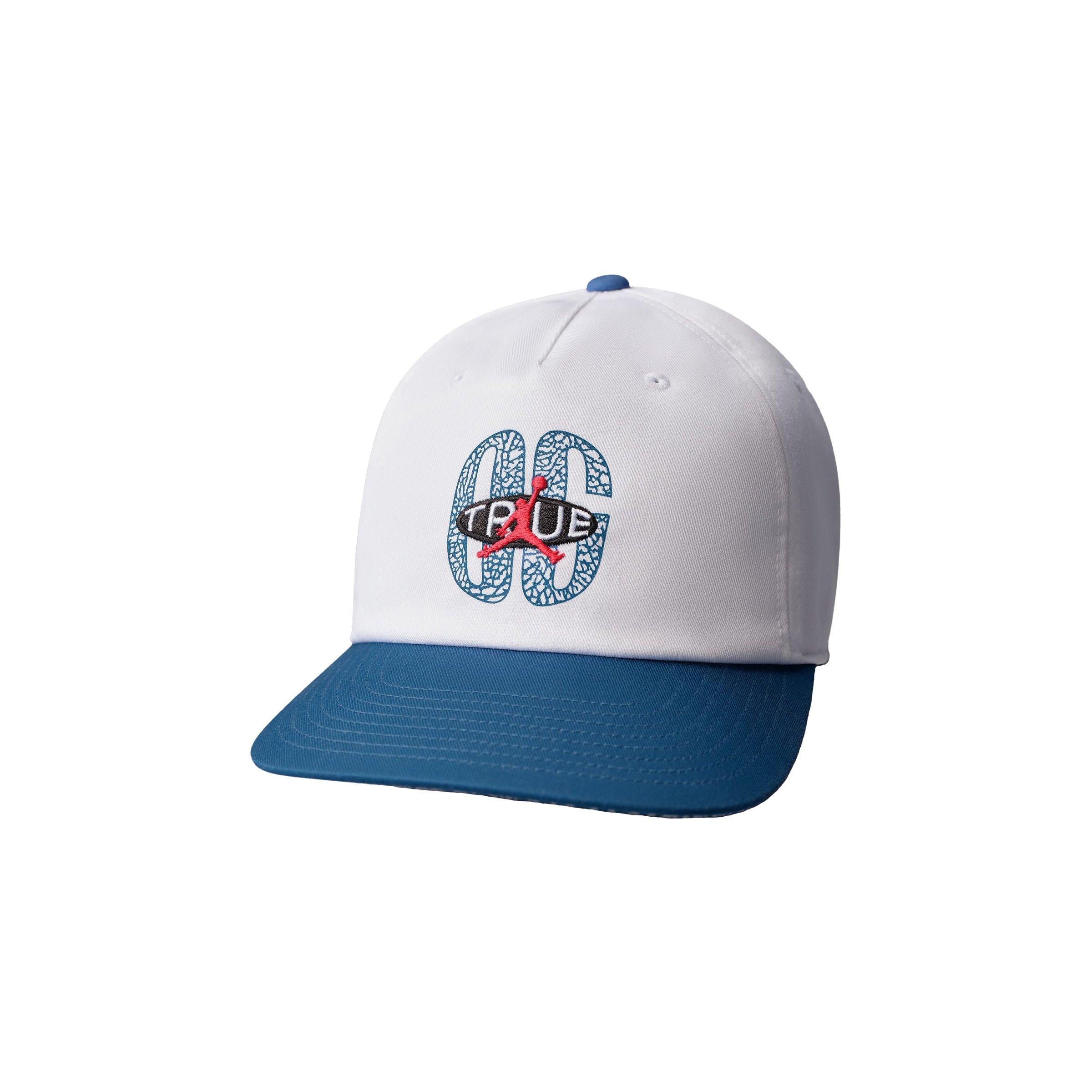 Jordan Pro "True Blue" Adjustable Cap - White/Blue - WHITE/BLUE